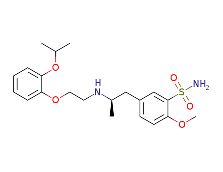 Molecular Structure of 1262059-02-8 ((-)-5-((2R)-2-{[2-(2-isopropoxyphenoxy)ethyl]amino}propyl)-2-methoxybenzenesulfonamide)