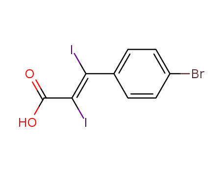 p-Brom-trans-α,β-dijodzimtsaeure