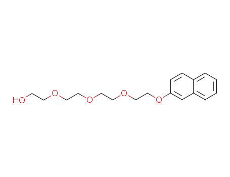 Molecular Structure of 77544-65-1 (Ethanol, 2-[2-[2-[2-(2-naphthalenyloxy)ethoxy]ethoxy]ethoxy]-)