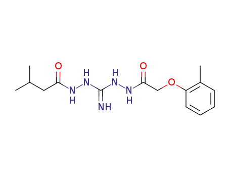 1-(3-Methyl-butyryl)-5-(O-tolyloxy-acetyl)-diaminoguanidin
