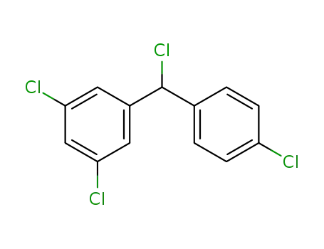 Molecular Structure of 13389-48-5 (3,5,4'-Trichlor-benzhydrylchlorid)