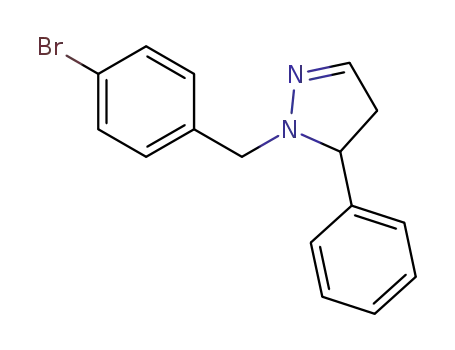 1-(4-bromobenzyl)-5-phenyl-4,5-dihydro-1H-pyrazole