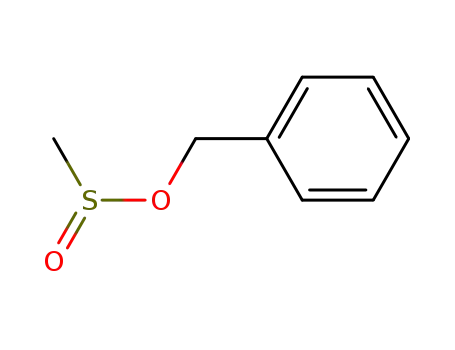 Molecular Structure of 35896-44-7 (Methanesulfinic acid, phenylmethyl ester)