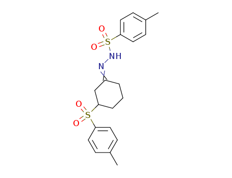 Benzenesulfonic acid,4-methyl-, 2-[3-[(4-methylphenyl)sulfonyl]cyclohexylidene]hydrazide cas  14195-14-3