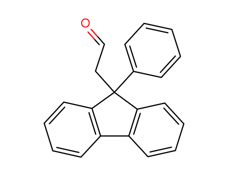 Molecular Structure of 5043-46-9 (9H-Fluorene-9-acetaldehyde, 9-phenyl-)