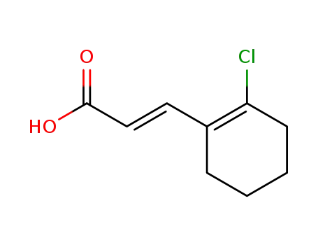 β-trans-<2-Chlor-cyclohexen-(1)-yl>-acrylsaeure