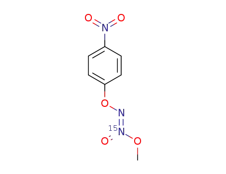 (Z)-1-methoxy-2-(4-nitrophenyl)diazene(1-<sup>(15)</sup>N) 1-oxide