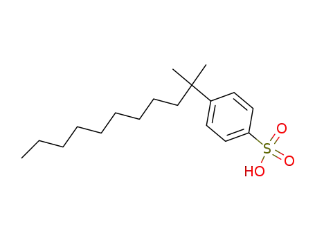p-(1,1-Dimethyldecyl)-benzolsulfonsaeure