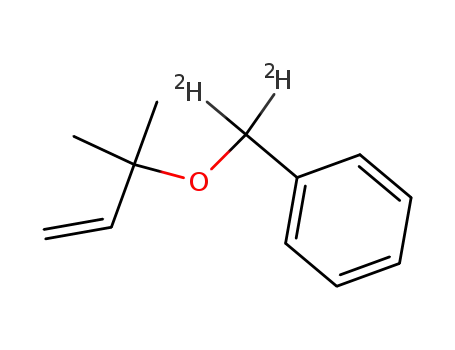Molecular Structure of 64341-00-0 (α,α-Dimethylallyl-benzyl-ether-α',α'-d(2))