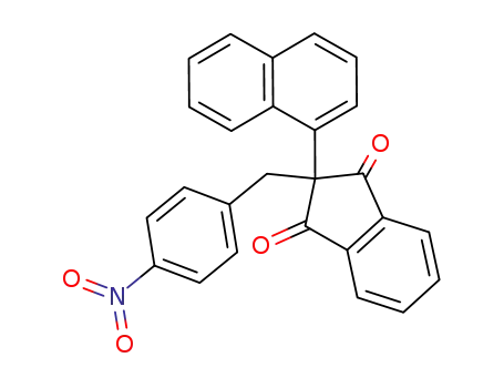 1H-Indene-1,3(2H)-dione, 2-(1-naphthalenyl)-2-[(4-nitrophenyl)methyl]-