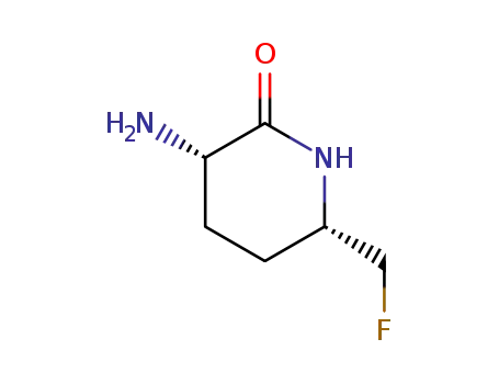2-Piperidinone,3-amino-6-(fluoromethyl)-,(3S-cis)-(9CI)