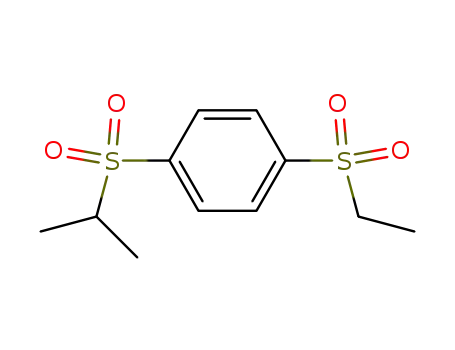 Molecular Structure of 70399-06-3 (Benzene, 1-(ethylsulfonyl)-4-[(1-methylethyl)sulfonyl]-)