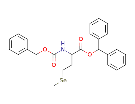 N-Carbobenzoxy-DL-selenomethionindiphenylmethylester