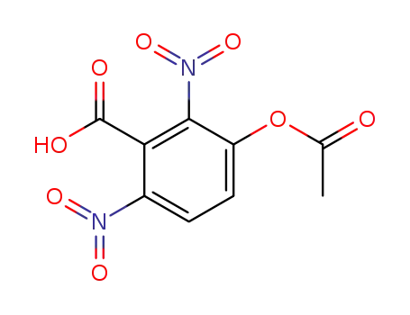 Benzoic acid, 3-(acetyloxy)-2,6-dinitro-