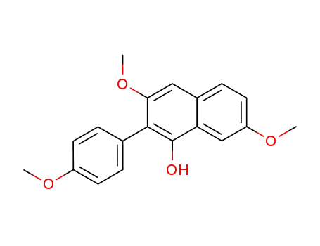 3,7-Dimethoxy-2-(4-methoxy-phenyl)-naphthalen-1-ol