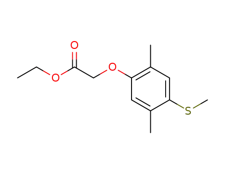<2,5-Dimethyl-4-methylmercaptophenoxy>-essigsaeureaethylester