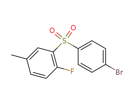 <4-Brom-phenyl>-<6-fluor-3-methyl-phenyl>-sulfon