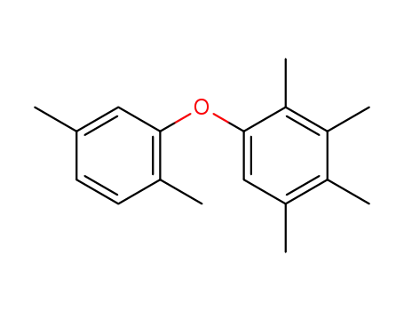 Molecular Structure of 62787-17-1 (Benzene, 1-(2,5-dimethylphenoxy)-2,3,4,5-tetramethyl-)