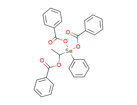 α-Benzoyloxyethylphenyldibenzoyloxyselenuran