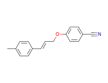 4-((E)-3-p-Tolyl-allyloxy)-benzonitrile