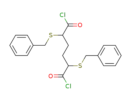 α,α'-Dibenzylthio-adipinsaeure-chlorid