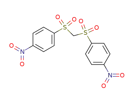 Molecular Structure of 2394-05-0 (Benzene,1,1'-[methylenebis(sulfonyl)]bis[4-nitro- (9CI))