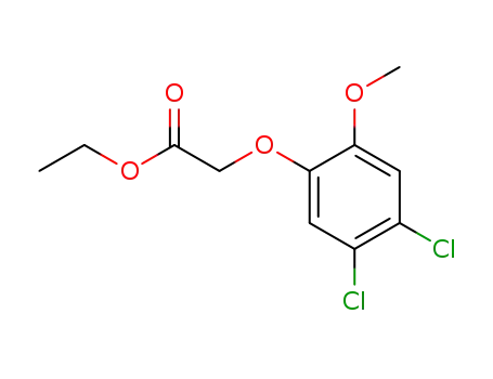 2-Methoxy-4,5-dichlor-phenoxy-essigsaeure-aethylester