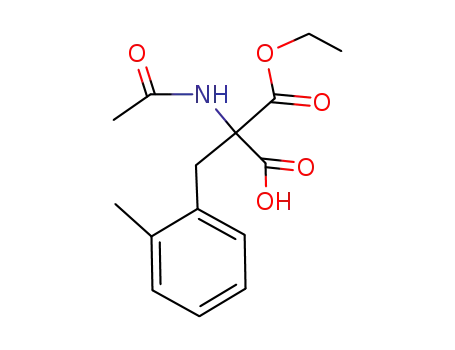 2-Acetylamino-2-(2-methyl-benzyl)-malonic acid monoethyl ester