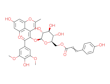 C<sub>35</sub>H<sub>33</sub>O<sub>14</sub><sup>(1+)</sup>