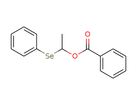 Benzoic acid 1-phenylselanyl-ethyl ester