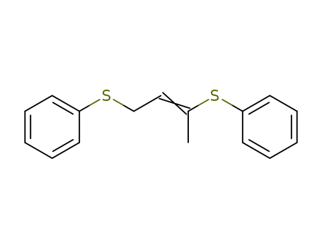 Molecular Structure of 143365-64-4 (Benzene, 1,1'-[(1-methyl-1-propene-1,3-diyl)bis(thio)]bis-, (Z)-)