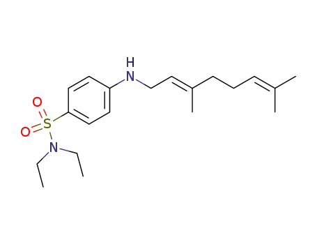 4-((E)-3,7-Dimethyl-octa-2,6-dienylamino)-N,N-diethyl-benzenesulfonamide