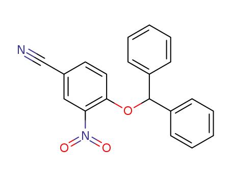 Diphenylmethyl-2-nitro-4-cyano-phenolat