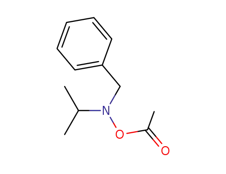 Molecular Structure of 29334-78-9 (Benzenemethanamine, N-(acetyloxy)-N-(1-methylethyl)-)