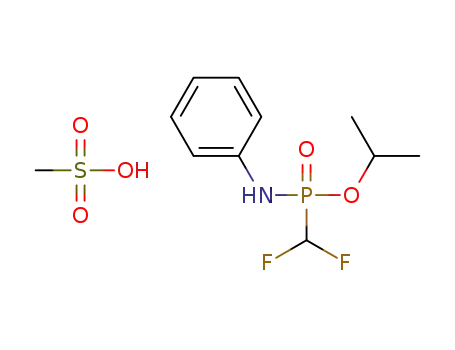 CH<sub>4</sub>O<sub>3</sub>S*C<sub>10</sub>H<sub>14</sub>F<sub>2</sub>NO<sub>2</sub>P