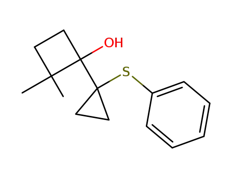 Cyclobutanol, 2,2-dimethyl-1-[1-(phenylthio)cyclopropyl]-
