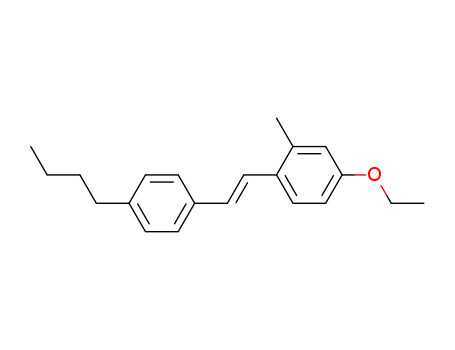 4-n-Butyl-4'-ethoxy-2'-methyl-trans-stilben