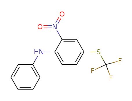 2-Nitro-4-trifluormethylmercapto-diphenylamin