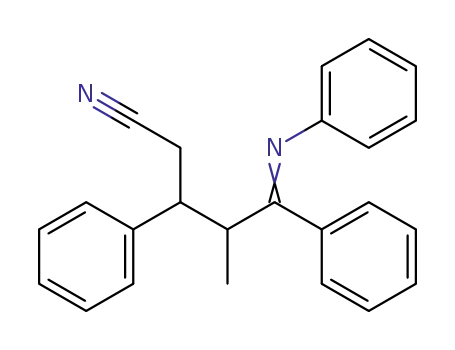 4-Methyl-3,5-diphenyl-5-phenylimino-valeronitril
