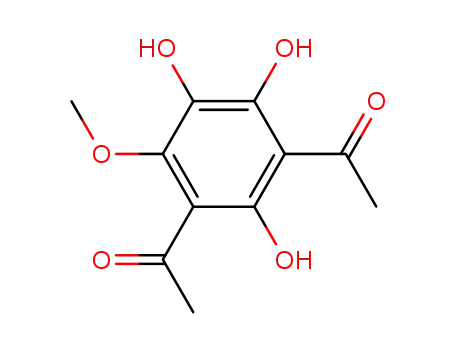 1,3-Diacetyl-2,4,5-trihydroxy-6-methoxy-benzol