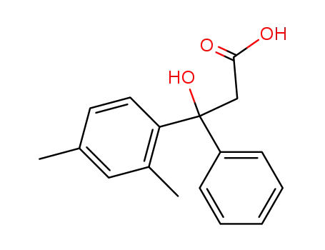 (+/-)-3-Phenyl-3-(2,4-dimethyl-phenyl)-hydracrylsaeure