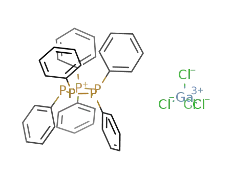 Molecular Structure of 916889-62-8 ([Ph<sub>6</sub>P<sub>5</sub>](tetrachlorogallate))