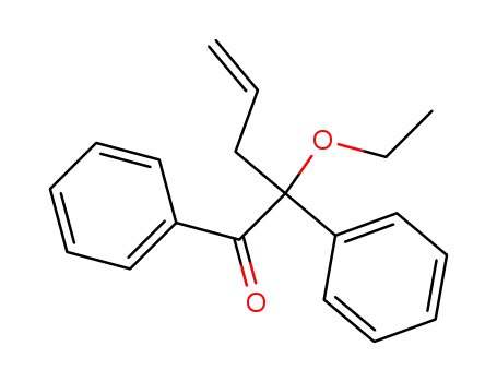 Molecular Structure of 26595-39-1 (4-Penten-1-one, 2-ethoxy-1,2-diphenyl-)