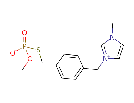Molecular Structure of 1331734-64-5 (1-benzyl-3-methylimidazolium O,S-dimethylphosphorothioate)
