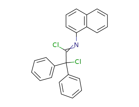 Benzeneethanimidoyl chloride, a-chloro-N-1-naphthalenyl-a-phenyl-