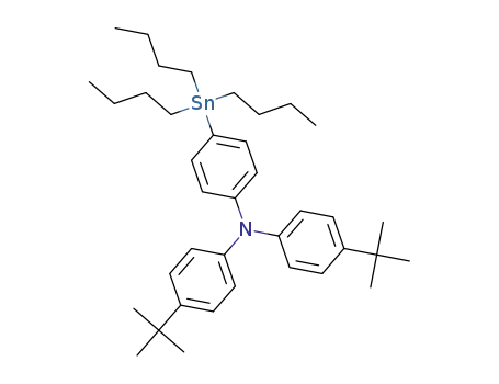 4-tert-butyl-N-(4-tert-butylphenyl)-N-(4-(tributylstannyl)phenyl)aniline