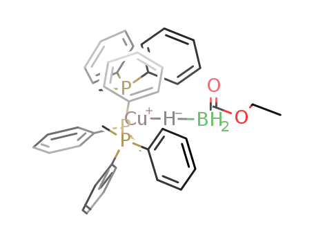 (ethoxycarbonyl)(trihydroborato)tris(methyldiphenylphosphine)copper(I)