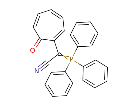 (7-oxo-cyclohepta-1,3,5-trienyl)-(triphenyl-λ<sup>5</sup>-phosphanylidene)-acetonitrile