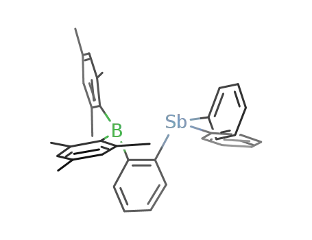 o-(Ph<sub>2</sub>Sb)(Mes<sub>2</sub>B)C<sub>6</sub>H<sub>4</sub>