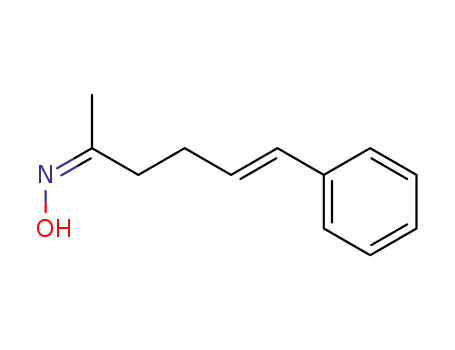 Molecular Structure of 89849-54-7 (5-Hexen-2-one, 6-phenyl-, oxime, (Z,E)-)